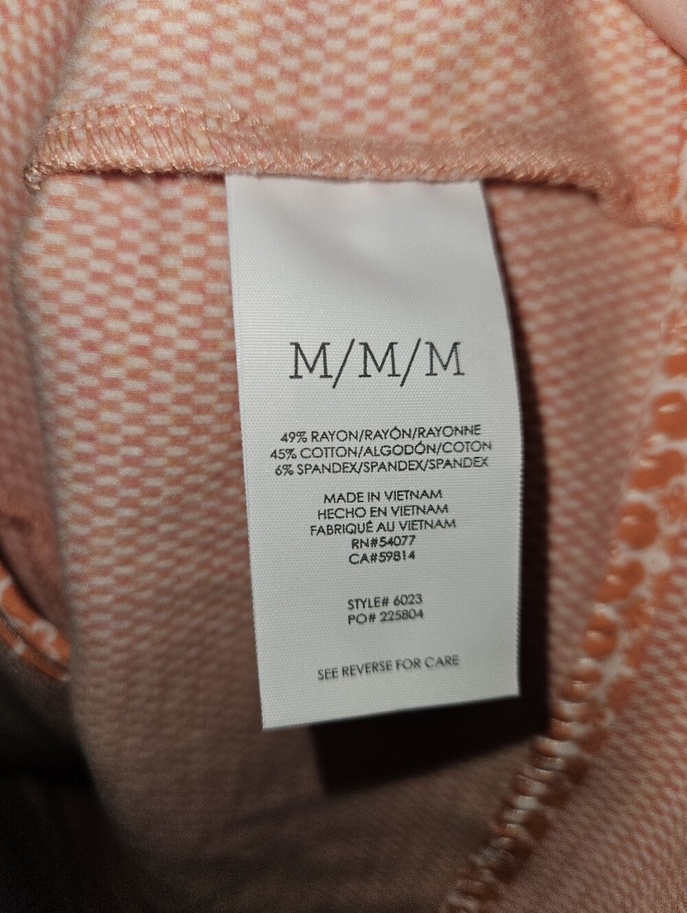 Cabi Take Peacoat 5 Topper Peachy Pink Textured Knit Gold Toned buttons - Picture 11 of 13